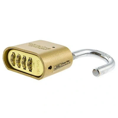 Image of Sterling CPL151 50mm Brass Combination Padlock with 4 Dial and Double Locking,Black
