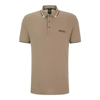 Image of BOSS Paddy PRO Polo shirt, Men&#039;s, Size: Small, Light green four