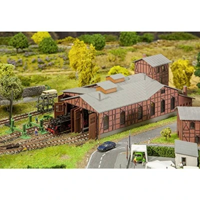 Image of Faller FA 222113 BW Kit Locomotive Shed