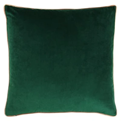 Image of Paoletti Meridian Polyester Filled Cushion, Polyester, Emerald/Blush