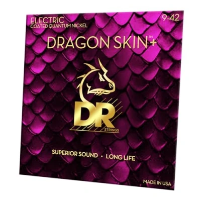 Image of DR DEQ 9 DRAGON SKIN+™ Electric Guitar Strings 09 42