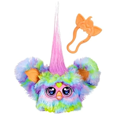 Image of Furby Furblets Series 3 Collectible Swee Dee Spring Mini Plush Toy, Cute Plushies, Fun Interactive Toy for Kids, Perfect Easter Basket Filler