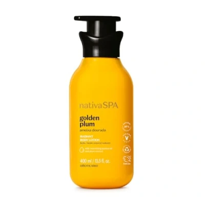 Image of O Boticário Nativa Spa Golden Plum Radiant Body Lotion 400ml
