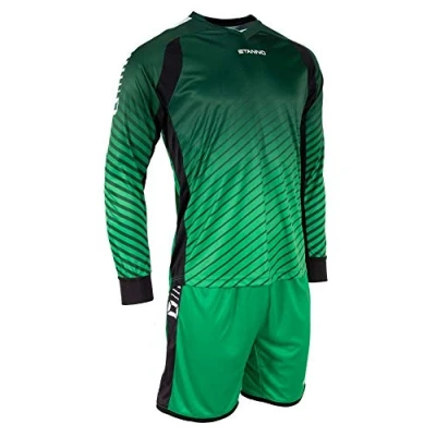 Image of New 2020 Stanno Blitz Football Goalkeeper Set Top and Shorts Green (Medium)