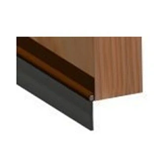 Image of Door Bottom Brush draught excluder sweep seal 914mm (3ft) wide, Stormguard (Brown)