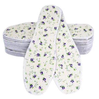 Image of NC 5 Pair Adult Insoles Inserts for Women and Men&#039;s Shoes Flats Layer Comfort Breathable Thin Insole Barefoot Shoe
