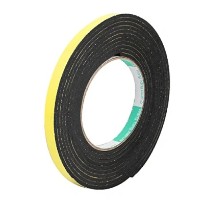 Image of sourcingmap 10mm x 3mm Single Sided Self Adhesive Shockproof Sponge Foam Tape 4M Length