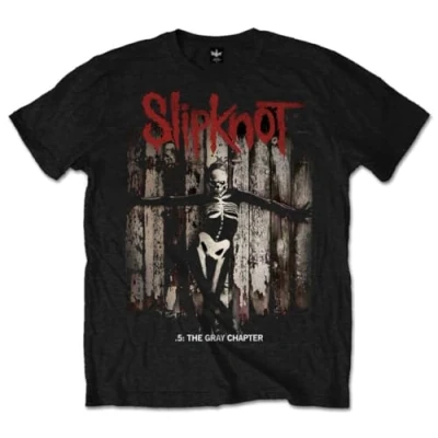 Image of Slipknot &#039;.5: The Gray Chapter Album&#039; (Black) T Shirt (x Large)