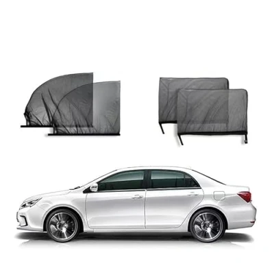 Image of Car Window Shades for Opel Zafira 2005 2010, Sun Side Shade Blackout Blinds Rear Net Protection Block UV Rays Mosquito Baby Kids Pets Accessories