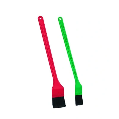 Image of Vikan 556452 Detail Brush Set, Soft, 390 mm Length, 50 Width, 35 Height,Red