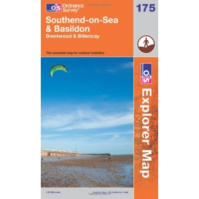 Image of Explorer 175 Southend on Sea &amp; Basildon Map With Digital Version