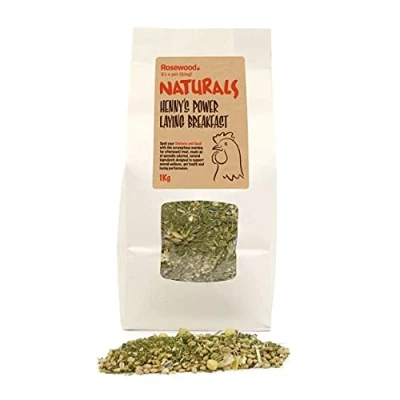 Image of Rosewood Naturals Henny&#039;s Power Laying Breakfast 1kg for Chickens and Quail,Natural