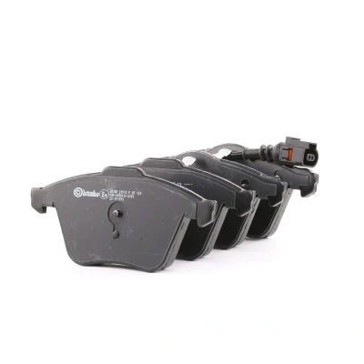 Image of 8J0698151A, 8J0698151F, 8J0698151N, 8P0698151, 8P0698151A Brake pad set BREMBO P 85 129 AUDI: TT Roadster, A3 Sportback, Coupe