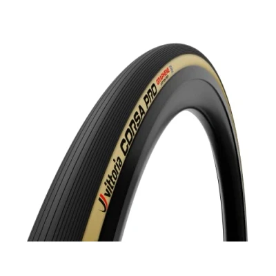 Image of Vittoria TYRE Vit Cor Pro 700x28c tlr blk/tan