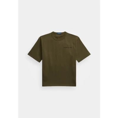 Image of Polo Ralph Lauren Logo Embroidered Cotton Jersey T Shirt XL