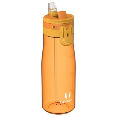 Image of Sparrow Water Bottle 1L One Tap TouchFlow Bottles with Straw Non Toxic BPA Free Tritan Leak Proof &amp; Sustainable Drinks for Sports, Outdoors