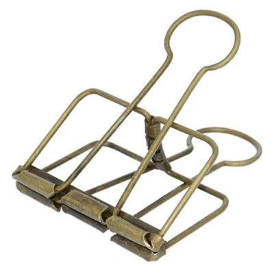 Image of Extra Large Binder Clips 2 Inch, Big Paper Clamps Bronze for Office School Supplies (15Pcs)