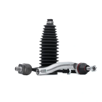 Image of 4504609295, 4504609295S3, 455000H010, 455000H010S3, 4553509180 Tie Rod FEBI BILSTEIN 39591 Front Axle Right with clamps, steering bellow