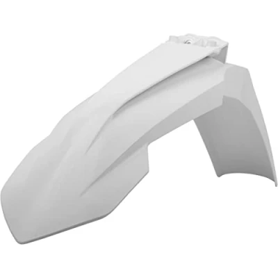 Image of Polisport KTM Front Fender SX SXF 2016 2022 250 EXC EXCF 2017 22, White Motocross4u