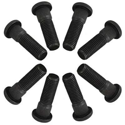 Image of AB Tools Pack of 8 M12 x 1.5 Wheel Studs For 100mm PCD 4 Stud Suspension Trailer Hubs
