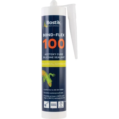 Image of Bostik 100HMA Bond flex Clear Silicon Sealant 290ml