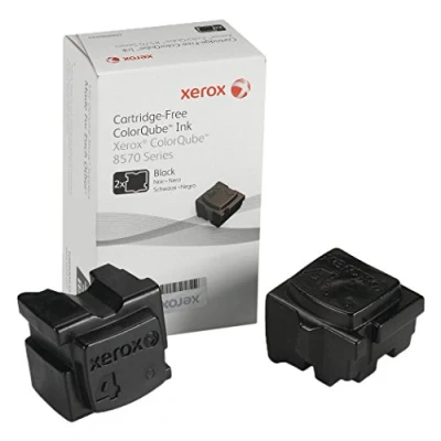 Image of Xerox ColorQube 8570/8580 Black Solid Ink (2 sticks, 4,300 Pages) 108R00934