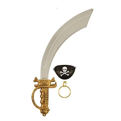 Image of Pirate Sword / Eye Patch Earring Large