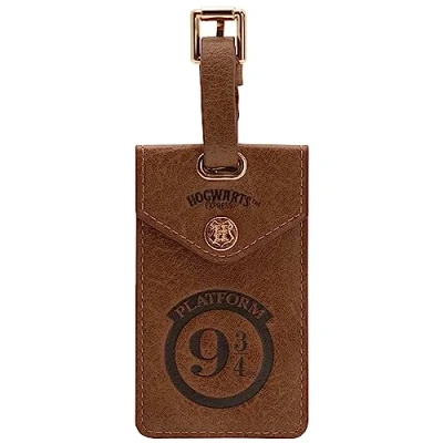 Image of ABYstyle Harry Potter Hogwarts Express Premium Leather Luggage Tag, 21 x 7.1cm