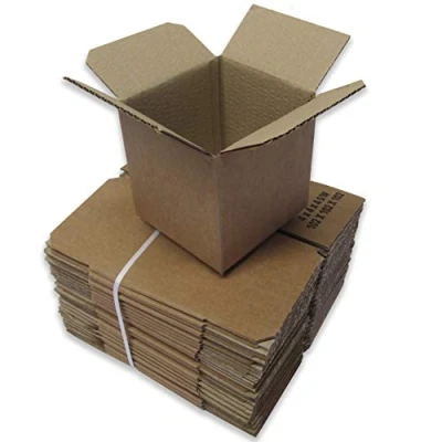 Image of 25 x POSTAL MAILING CARDBOARD BOXES 4 4&quot; Single Wall (50)