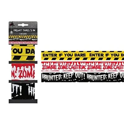 Image of 9m Halloween Warning Tape Banner Haunted House Party Decoration Bloody Caution
