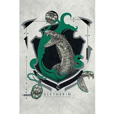 Image of GB eye Harry Potter Slytherin Illustrative 61 x 91.5cm Maxi Poster