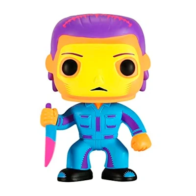 Image of Funko POP! Movies: Halloween Michael Myers Blacklight Collectable Vinyl Figure Gift Idea Official Merchandise Toys for Kids &amp; Adults Movies Fans Model Collectors