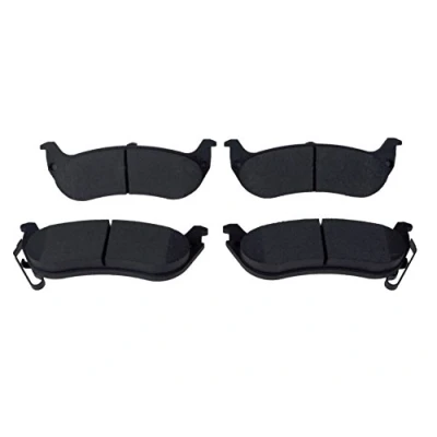 Image of 05114439AA, 5114439AA, 68029298AA Brake pad set BLUE PRINT ADA104275 Rear Axle with acoustic wear warning piston clip