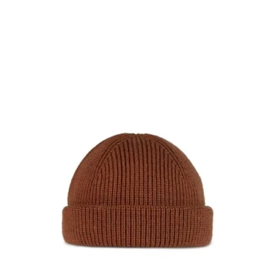 Image of Buff Knitted Beanies Brown Adult Unisex One Size