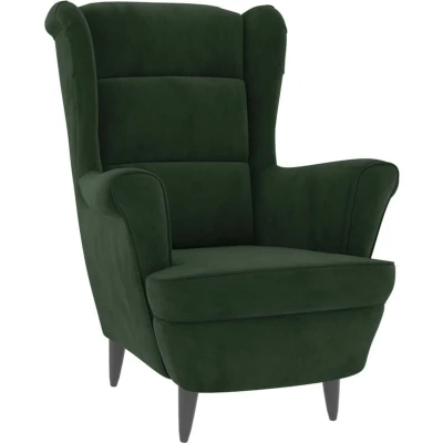 Image of vidaXL Armchair Dark Green Velvet