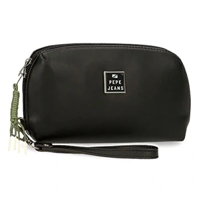 Image of Pepe Jeans Bea Black Handbag 20x11x4 cm Synthetic Leather
