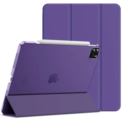 Image of JETech Case for iPad Pro 11 Inch, 2022/2021/2020/2018 Model, Compatible with Pencil, Cover Auto Wake/Sleep (Purple)