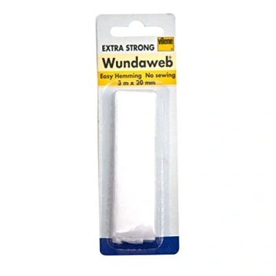 Image of Vilene 2V950 3 m x 20 mm Extra Strong Wundaweb, White