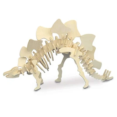 Image of Quay Stegosaurus Woodcraft Construction Kit FSC