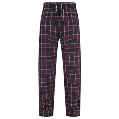 Image of Tokyo Laundry Men&#039;s Tayos Checked Brushed Flannel Cotton Lounge Pants