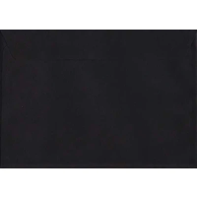 Image of 50 Black 162mm x 229mm Gummed 120gsm C5/A5 Envelopes