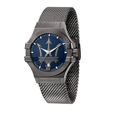 Image of Maserati Men&#039;s Stainless Steel, Gun PVD Watch, Potenza Collection, with Steel Strap R8853108005