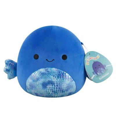 Image of Squishmallows Original 7.5 Inch Kobester the Blue Betta Fish