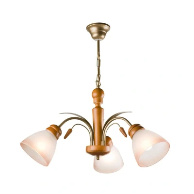 Image of Tulipan Multi Arm Pendant Ceiling Light Alder, 3x E27