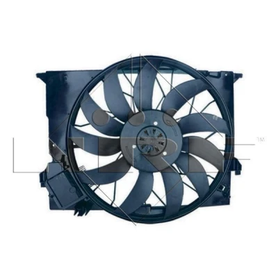 Image of 2115000493, 2115001393, 2115001893, 2115002293, A2115000493 Cooling fan NRF 47852 530mm 12V 850W with radiator shroud, Brushless Motor