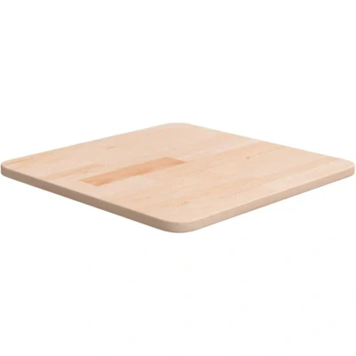 Image of vidaXL Square Table Top 40x40x1.5 cm Untreated Solid Wood Oak