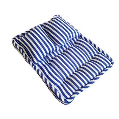 Image of Melody Jane Dolls House Double Mattress &amp; Pillows Miniature Bedding Bedroom Accessory 1:12