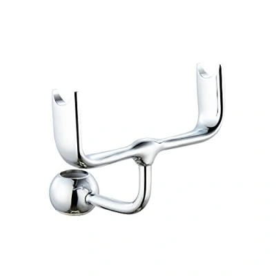 Image of ENKI B10 Telephone Hand Shower Bracket Round Slider Riser Rail 18mm Chrome