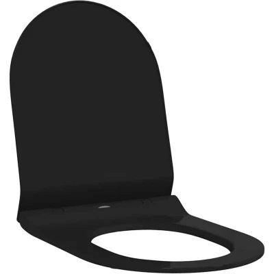 Image of Toilet Seat Manual Black 48.5 x 36 5 cm Polypropylene Vidaxl