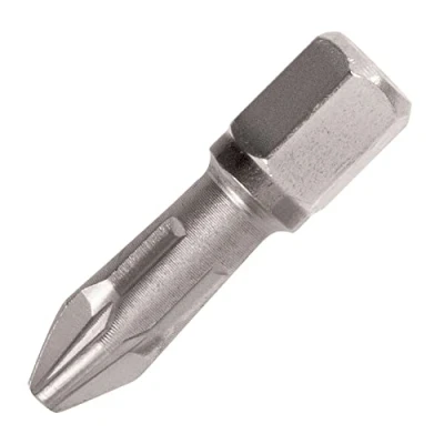 Image of Trend Snappy Pozi Insert Bits (No. 0, 25mm), Pack of 3, High Grade Chrome Vanadium Steel, 19mm Diameter, SNAP/IPZ0/3